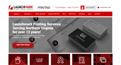 Desktop Screenshot of launchmarkprinting.com